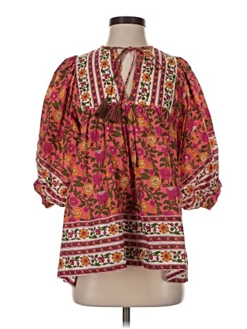mille Resort & Travel 3/4 Sleeve Blouse (view 1)
