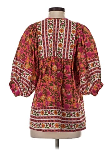 mille Resort & Travel 3/4 Sleeve Blouse (view 2)