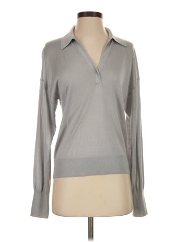 MM. LaFleur Long Sleeve Silk Top (view 1)