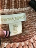 Cynthia Rowley TJX 100% Polyester Metallic Brown Pullover Sweater Size M - photo 4