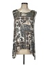 Dana Buchman Gray Sleeveless Blouse Size L - photo 1