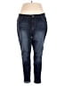 1822 Denim Solid Blue Jeggings Size 20 - photo 1