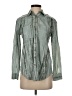 Pilcro 100% Rayon Green Long Sleeve Button-Down Shirt Size XXS - photo 1