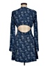 Intermix 100% Silk Paisley Blue Casual Dress Size M - photo 2