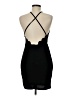 Shein Solid Black Cocktail Dress Size M - photo 2