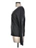 Qi 100% Cashmere Gray Cashmere Pullover Sweater Size L - photo 5