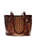 Brahmin 100% Leather Brown Leather Tote One size - photo 1