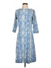 J. McLaughlin Paisley Blue Casual Dress Size S - photo 1