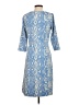 J. McLaughlin Paisley Blue Casual Dress Size S - photo 2