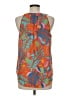 Rose + Olive 100% Polyester Orange Sleeveless Blouse Size M - photo 2
