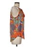 Rose + Olive 100% Polyester Orange Sleeveless Blouse Size M - photo 4