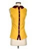 ModCloth Yellow Sleeveless Blouse Size S - photo 1