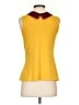 ModCloth Yellow Sleeveless Blouse Size S - photo 2