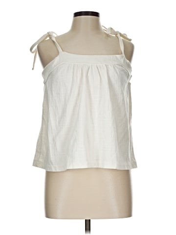 Madewell Crosshatch Tie-Strap Tank Top (view 1)