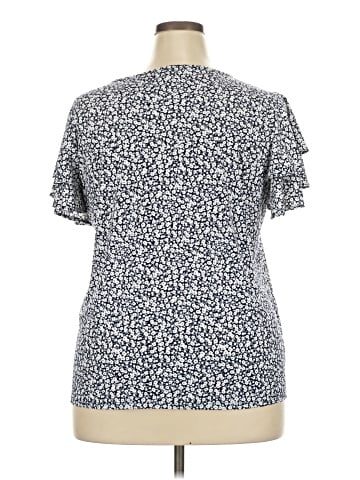 Adrianna Papell Short Sleeve Blouse (view 2)