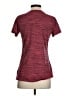 Reebok 100% Polyester Tweed Burgundy Active T-Shirt Size S - photo 2