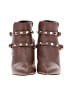 Valentino Garavani Brown Tan Leather Rockstud Booties Size EU 35 - photo 2