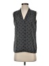 Ann Taylor LOFT Outlet 100% Polyester Gray Sleeveless Blouse Size S (petite) - photo 1