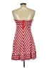 Ella Moss Stripes Red Casual Dress Size L - photo 2