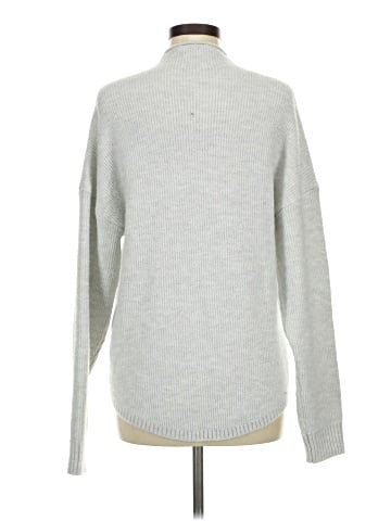 Olivia Grey Turtleneck Sweater (view 2)