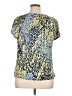 Style&Co Blue Short Sleeve Blouse Size XL - photo 2