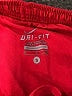 Nike 100% Polyester Color Block Red Athletic Shorts Size S - photo 3