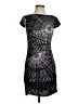 Ali Ro Graphic Black Cocktail Dress Size 2 - photo 1