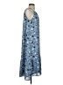 J.Jill 100% Polyester Blue Casual Dress Size S - photo 4