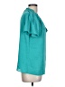 Current Air Teal Short Sleeve Blouse Size L - photo 4