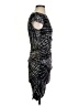 Ali Ro Graphic Black Cocktail Dress Size 2 - photo 4