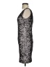 Ann Taylor Metallic Silver Cocktail Dress Size XS - photo 5