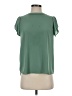 Ann Taylor LOFT 100% Polyester Green Short Sleeve Blouse Size XS - photo 1