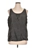 Eileen Fisher Gray Sleeveless Blouse Size XL - photo 1
