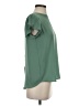 Ann Taylor LOFT 100% Polyester Green Short Sleeve Blouse Size XS - photo 4