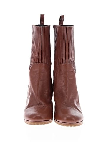 Gucci Leather Edith Ankle Boots (view 2)