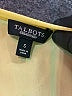Talbots 100% Silk Yellow Short Sleeve Silk Top Size S - photo 7