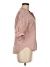 Gloria Pink 3/4 Sleeve Button-Down Shirt Size M - photo 4
