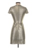 Alice + Olivia Metallic Silver Cocktail Dress Size 0 - photo 2