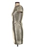 Alice + Olivia Metallic Silver Cocktail Dress Size 0 - photo 5