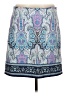 Talbots Paisley Blue Casual Skirt Size 8 - photo 1