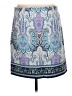 Talbots Paisley Blue Casual Skirt Size 8 - photo 2