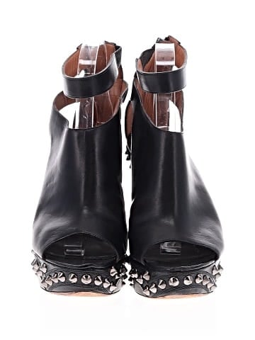 Givenchy Leather Spike Baroque Studded Platform Wedges (view 2)