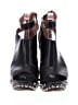 Givenchy Black Leather Spike Baroque Studded Platform Wedges Size EU 38 - photo 2