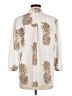 Unbranded 100% Polyester Print Ivory 3/4 Sleeve Blouse Size M - photo 2
