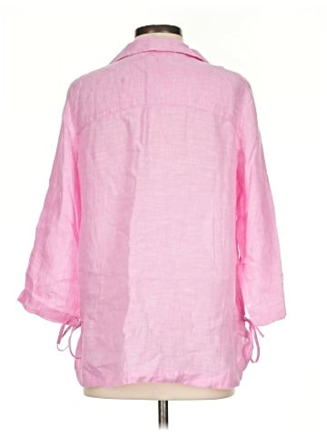 Isaac Mizrahi 3/4 Sleeve Button-Down Shirt (view 2)