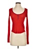Lioness Red Long Sleeve Henley Size S - photo 1
