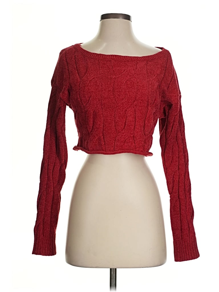 Pre-owned Garage Pullover Sweater In Red