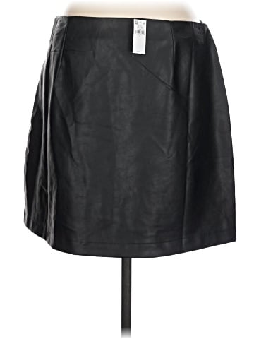 Old Navy Faux Leather Skirt (view 2)