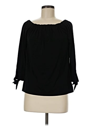 Ann Taylor Factory 3/4 Sleeve T-Shirt (view 1)