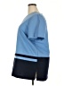 Kathie Lee 100% Polyester Blue Short Sleeve Top Size 18 - photo 5